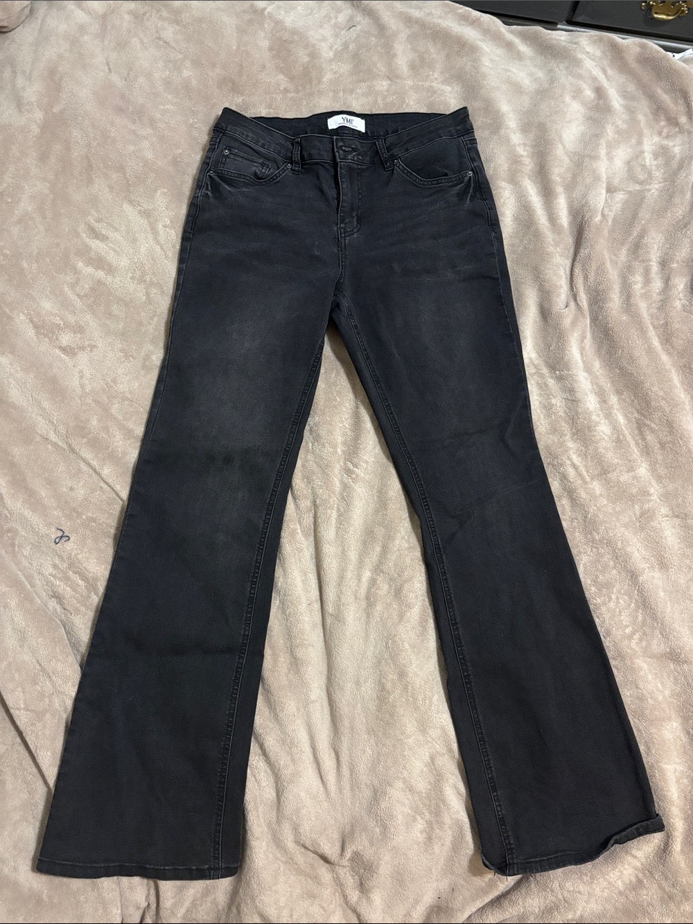 YMI Men’s Black Bootcut Jeans